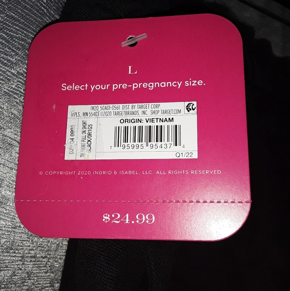 New Linen Maternity Shorts - Picture 3 of 6